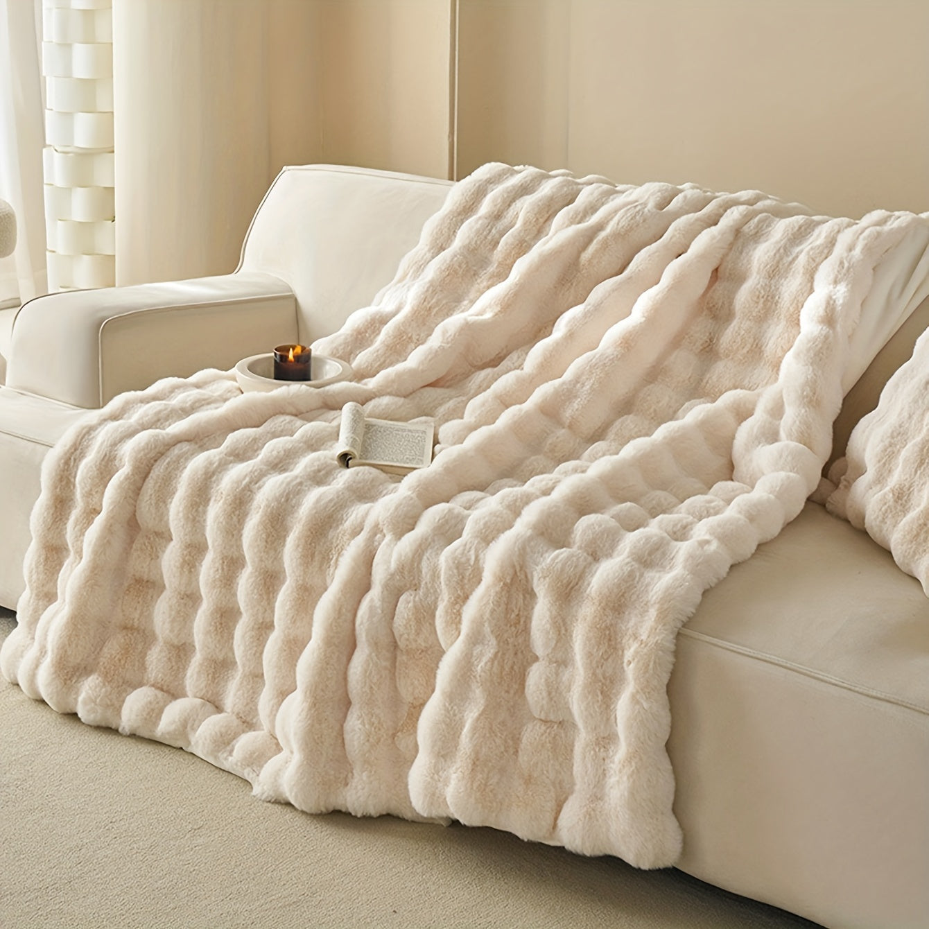 Super soft, luxurious extra large blanket in various colours, 180 x 200cm