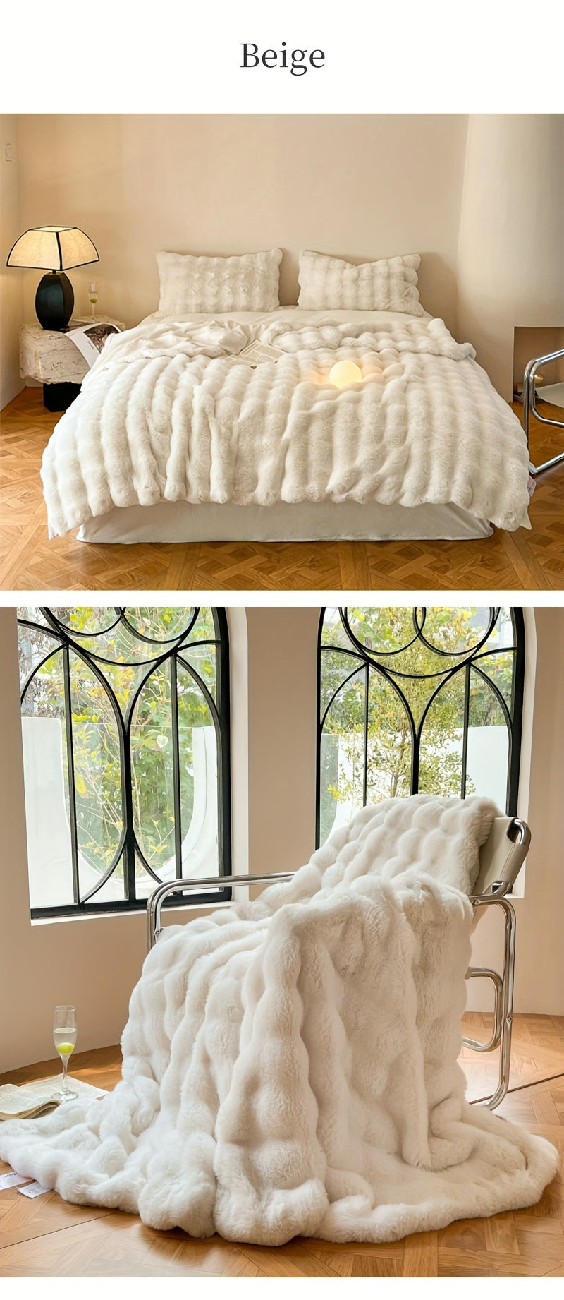Super soft, luxurious extra large blanket in various colours, 180 x 200cm