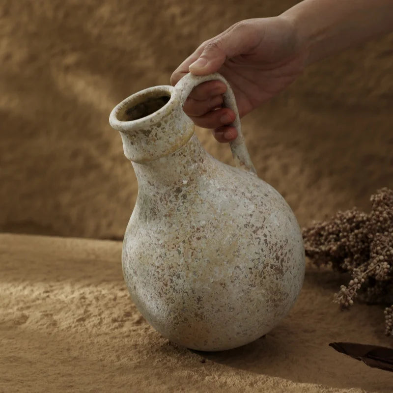 Rustic Ceramic Vases, Vintage